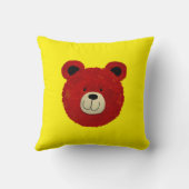 Roter Bär Kissen (Rückseite)