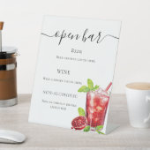 Roter Bar Sockelschild (In SItu)