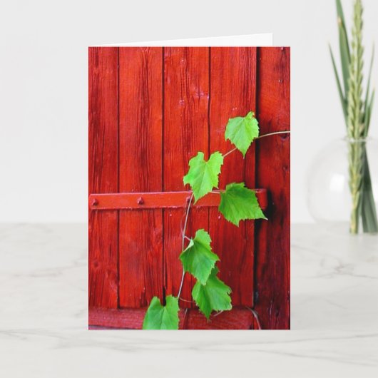 Roter Barn Karte (Vorderseite)