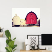 Roter Barn Postfach {Sie haben Mailserie got} Poster (Heimbüro)