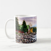Roter Barn See-Vorgesetzter, Mangan-Tasse Kaffeetasse (Links)