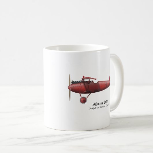 Roter Baron alias Manfred von Richthofen und sein Kaffeetasse (VorderseiteRechts)