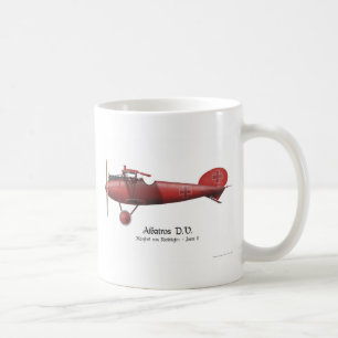 Roter Baron alias Manfred von Richthofen und sein Kaffeetasse
