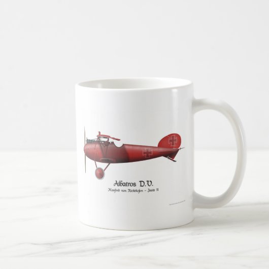 Roter Baron alias Manfred von Richthofen und sein Kaffeetasse (Rechts)