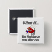 Roter Baron Button (Vorne & Hinten)