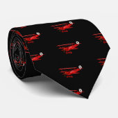Roter Baron Krawatte (Gerollt)