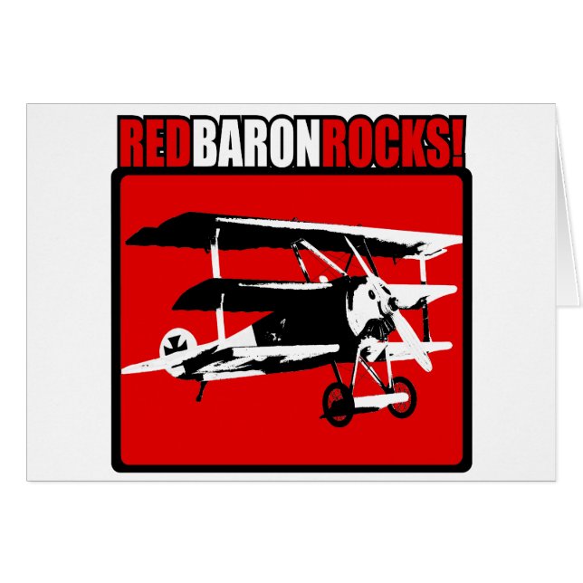 Roter Baron Rocks! (Vorderseite (Horizontal))