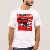 Roter Baron Rocks T-Shirt (Vorderseite)