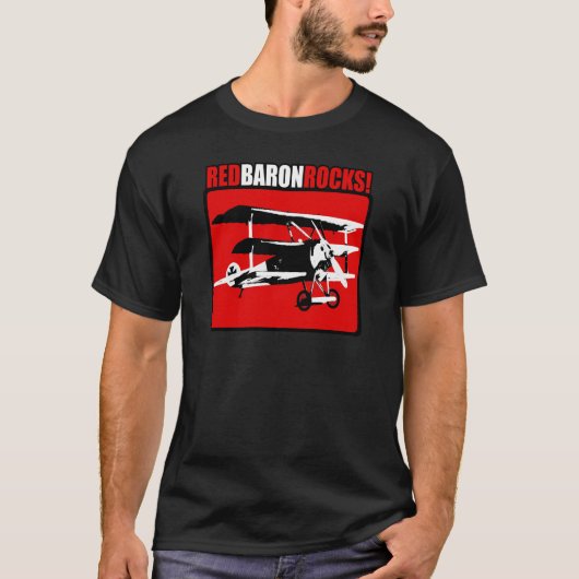 Roter Baron Rocks! T-Shirt (Vorderseite)
