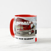 roter Baron Tasse (Vorderseite Links)