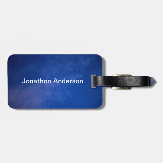 Roter Baron Triplane u. grüner Text Gepäckanhänger (Rückseite horizontal)