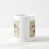Roter Barsch Fischer Kunst Kaffeetasse (Mittel)