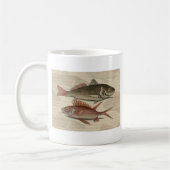 Roter Barsch Fischer Kunst Kaffeetasse (Links)