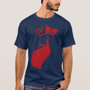 Roter Bart für die Marine T-Shirt