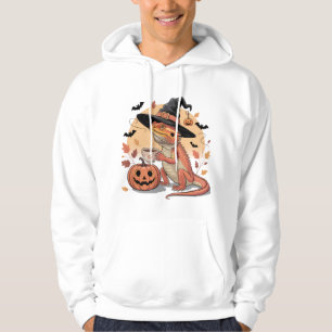 Roter Bartdrache Halloween Hexenkunst Hoodie
