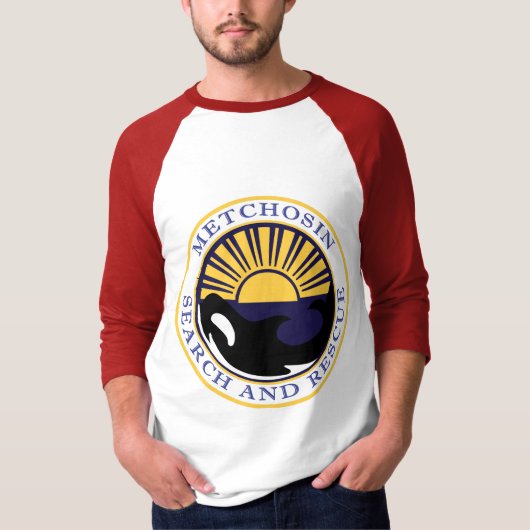 Roter Baseball-T - Shirt (Vorderseite)