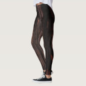 Roter Baum aus Holz Leggings (Links)