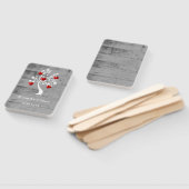 Roter Baum des Handfans der Herz-Gastgeschenk Hoch Fächer (Non-assembled)