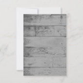 Roter Baum des Herzens Brautparty Einladung (Rückseite)