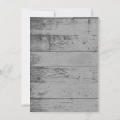 Roter Baum des Herzens Einladung zum Hochzeitsesse (Rückseite)