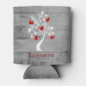 Roter Baum des Herzens Personalisiert Kann kühler Dosenkühler (Vorderseite)