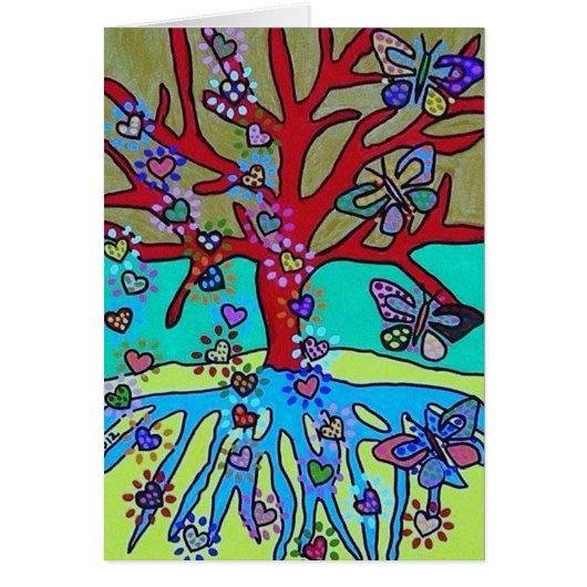 Roter Baum des Lebens Fallende Herzstillstände (Vorne)