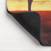 Roter Baum Mousepad (Ecke)