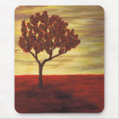 Roter Baum Mousepad (Vorne)