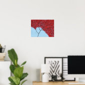 Roter Baum Poster (Heimbüro)
