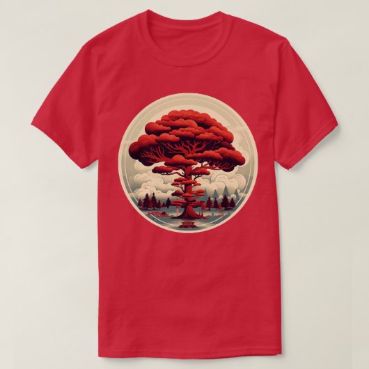 Roter Baum T-Shirt (Design vorne)