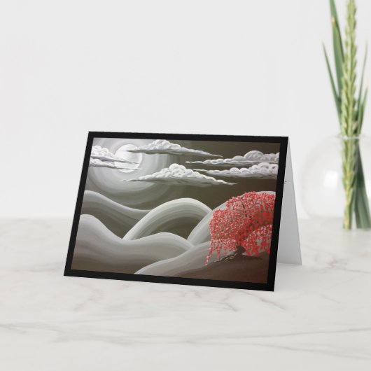 Roter Baum weinen - Lied von Sol. 8:7 Grußkarte Karte (Vorderseite)