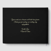 Roter Beängstigender, blumendunkler, moodisch-goti Gästebuch (Rückseite)