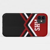 Roter Beifall einheitlicher Iphone 5/5s Fall Case-Mate iPhone Hülle (Rückseite (Horizontal))