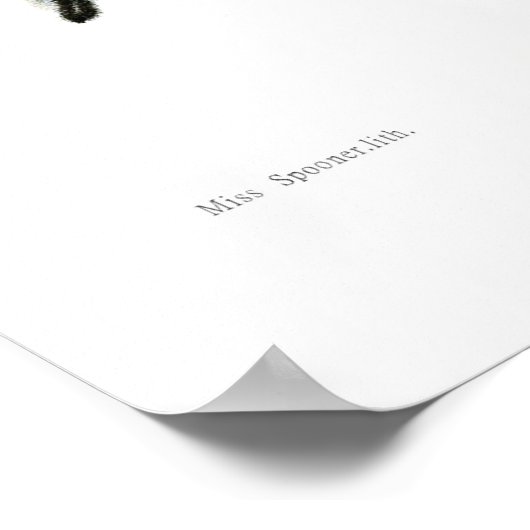 Roter Beintarantula Poster (Ecke)