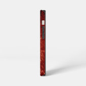 Roter Bemalter Felsen iPhone Hülle (Linke Seite)