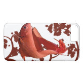 Roter Betta-Siamese-Kampffisch Case-Mate iPhone Hülle (Rückseite (Horizontal))