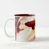 Roter Betta Zweifarbige Tasse (Links)