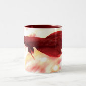 Roter Betta Zweifarbige Tasse (Mittel)