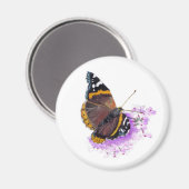 Roter Bewunderer. Magnet (Vorderseite/Rückseite)