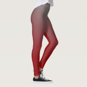 Roter bis grauer Gradient Modern Leggings (Rechts)