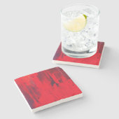 Röter bitte steinuntersetzer (Seitenansicht)