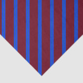 Roter Blaue Diagonalstreifen Seidenpapier (Detail)