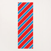 Roter Blaue Diagonalstreifen Yogamatte (Rückseite)
