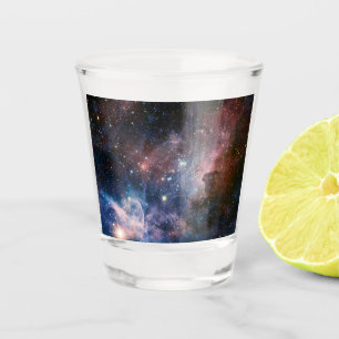Roter & Blauer Carina-Nebel Hubble-Teleskop Schnapsglas