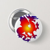 roter blauer Drache Button (Vorne & Hinten)