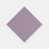 Roter Blauer Streifen 4. Juli Napkin Serviette (Ecke)