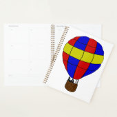 Roter blauer und gelber Heißluftballon Planer (Anzeige)