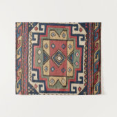 Roter Blauer Western Lone Star Dallas  Wandteppich (Vorderseite (Horizontal))