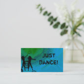 Roter blaues Grün der DJ-Visitenkarte-Musik Retro Visitenkarte (Stehend Vorderseite)