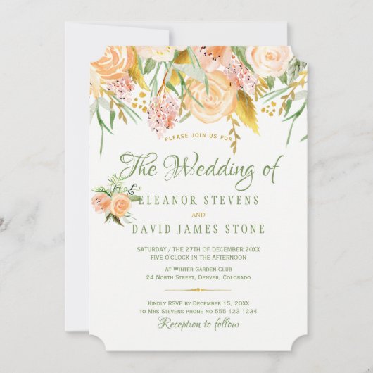 Roter Blaufuchs Einladung (Vorderseite)